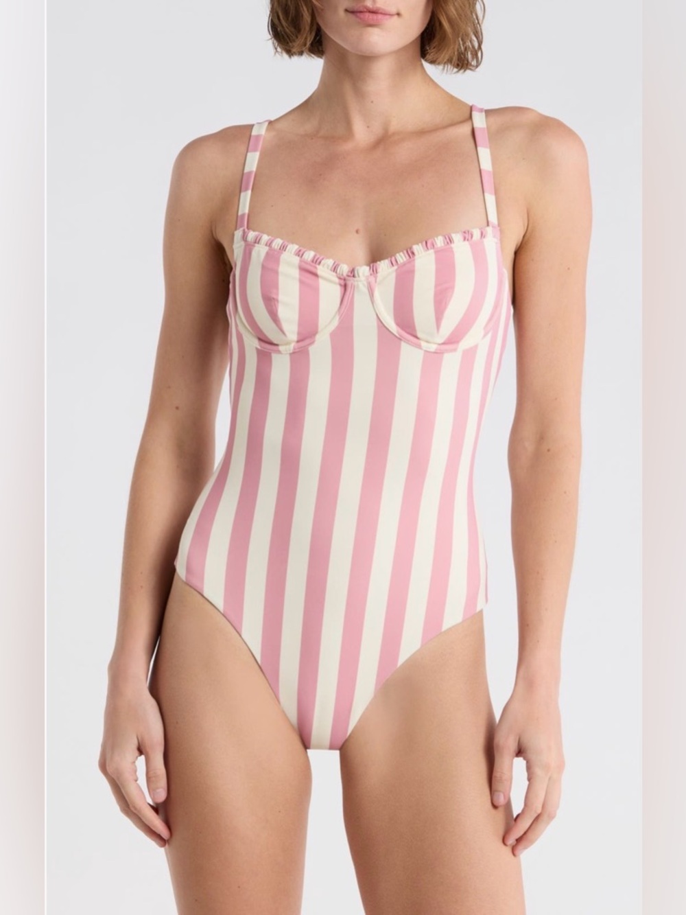 NWT!! || Onia || Marilyn Underwire Ruffle One-Piece Swimsuit
